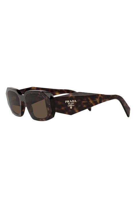 prada run way|prada runway 49mm rectangle sunglasses.